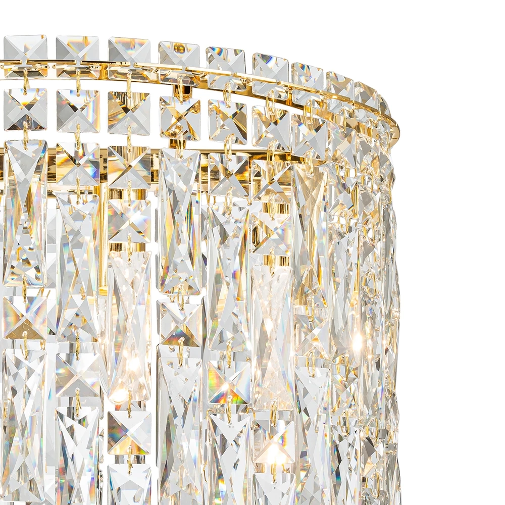 Подвесная люстра Indigo CARLETTI 12041/10P Gold V000443