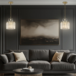 Citilux Инга CL335133 Люстра хрустальная подвесная Бронза