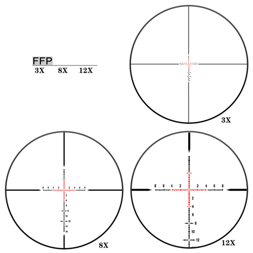 Оптический прицел DISCOVERY HD GEN2 3-12X44SFIR FFP D-30mm