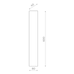 SL9511.401.01 Светильник уличный настенный ST-Luce Черный LED 1*14W 4000K NUVOLA