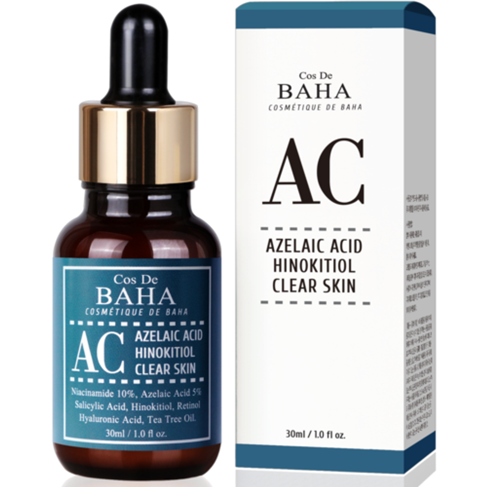 Cos De BAHA Сыворотка с азелаиновой кислотой - Azelaic acid hinokitiol clear skin serum, 30мл