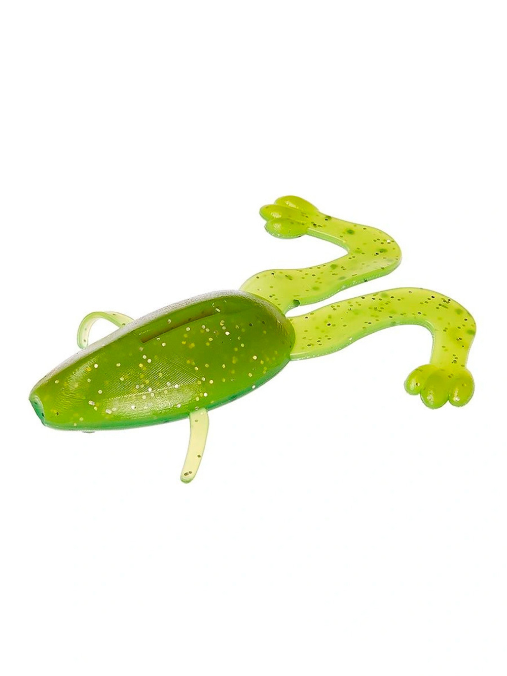 Лягушка несъедобная Helios Crazy Frog 3,55"/9,0 см Electric green 20шт. (HS-23-007-N-20)