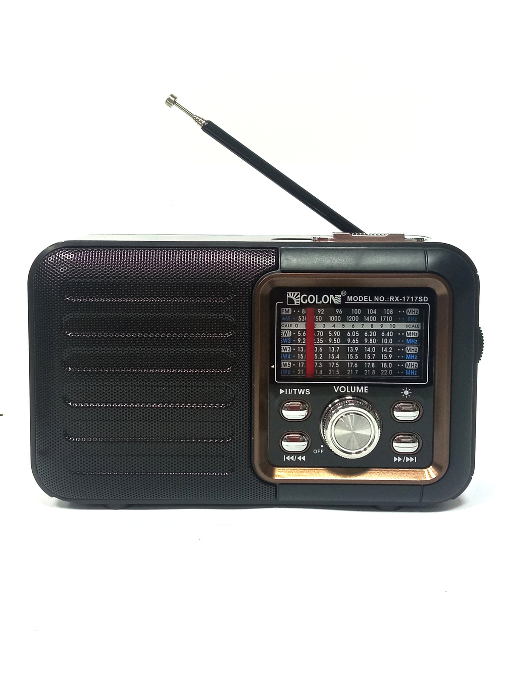 Радиоприемник с MP3 плеером+Solar panel Golon RX1717SD