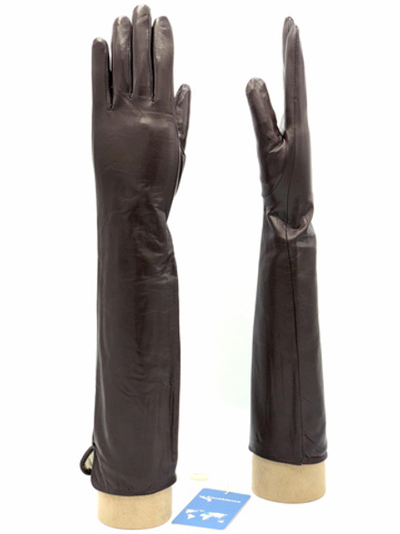 Перчатки длинные на шелковой подкладке