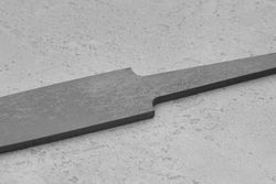 Заготовка для ножа, сталь M398 3,5мм. Модель "Уралец-II" с клинком 120мм, ТО 64-65HRC