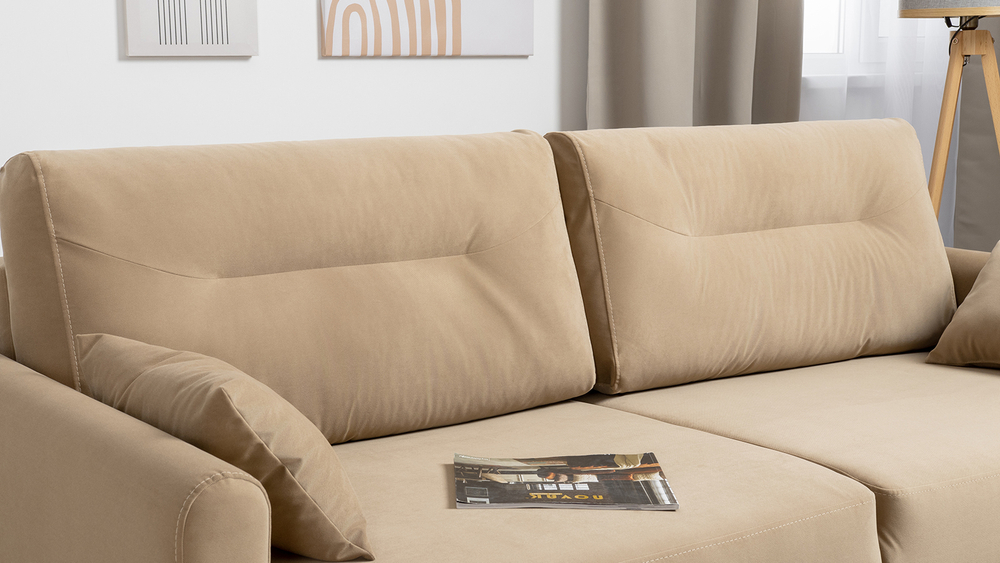 Барселона диван-кровать (бежевый)