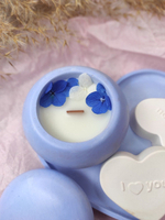 Набор свеча с подносом и арома плитками