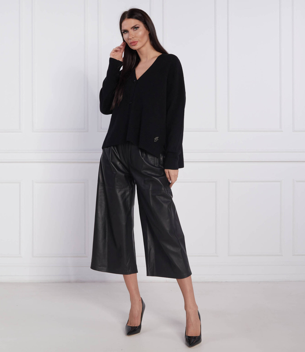 Хлопковый кардиган Liu Jo - черный(WF2266 MA72L)