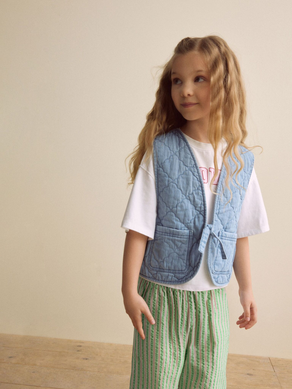 Комплект из трех предметов для девочки Next E47-980, Синий, Зеленый, Белый