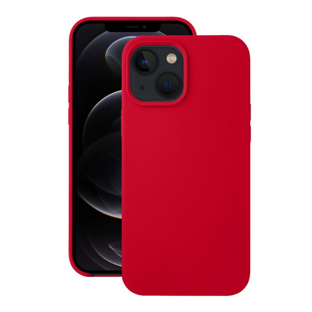 Накладка iPhone 14 силикон красный