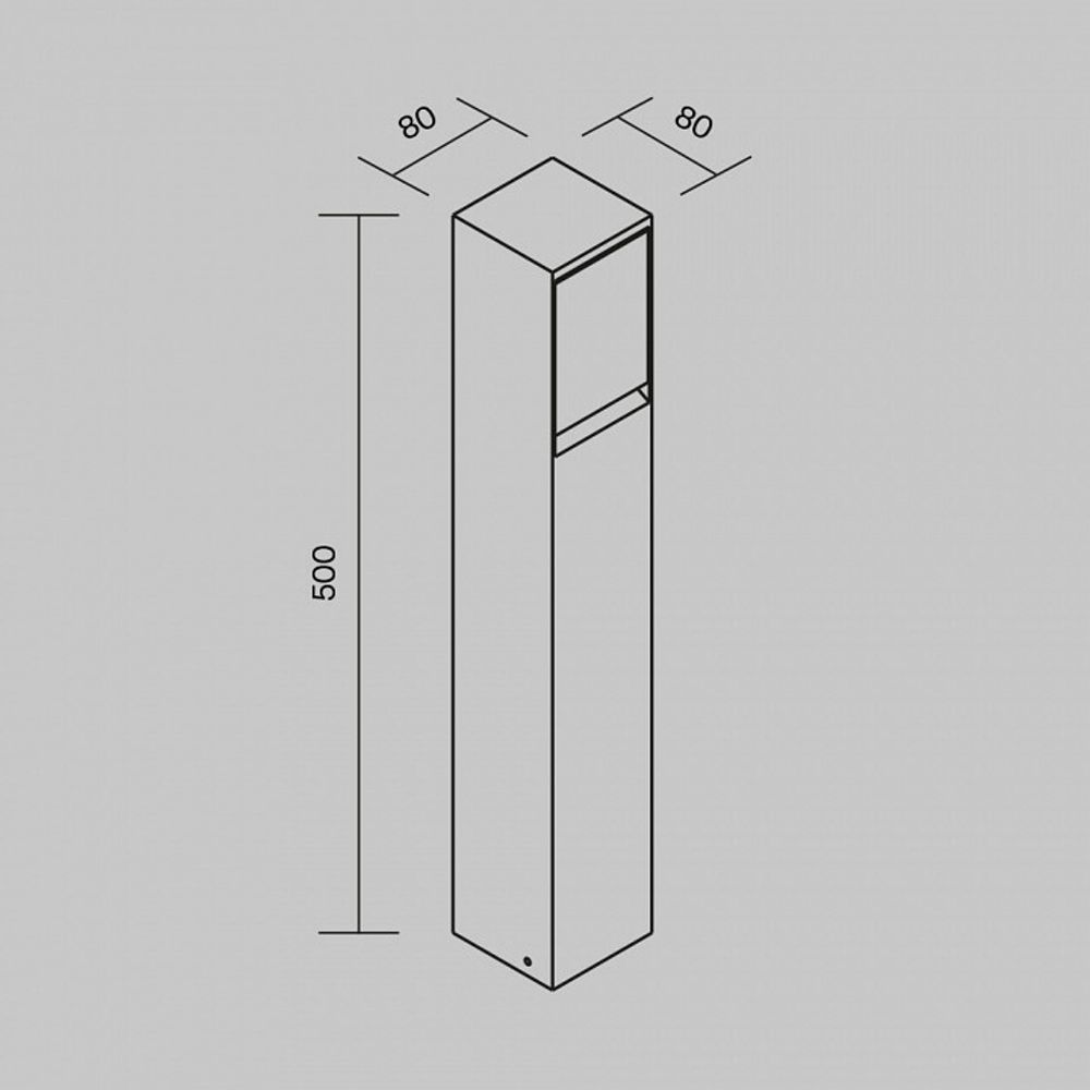 Блок розеток наземный Maytoni Nido O460FL-GF01SC