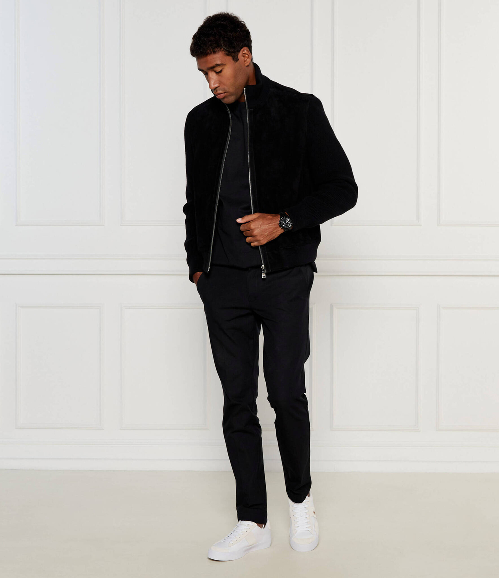 Кожаная куртка H-Mersey BOSS BLACK - черный(50519802)