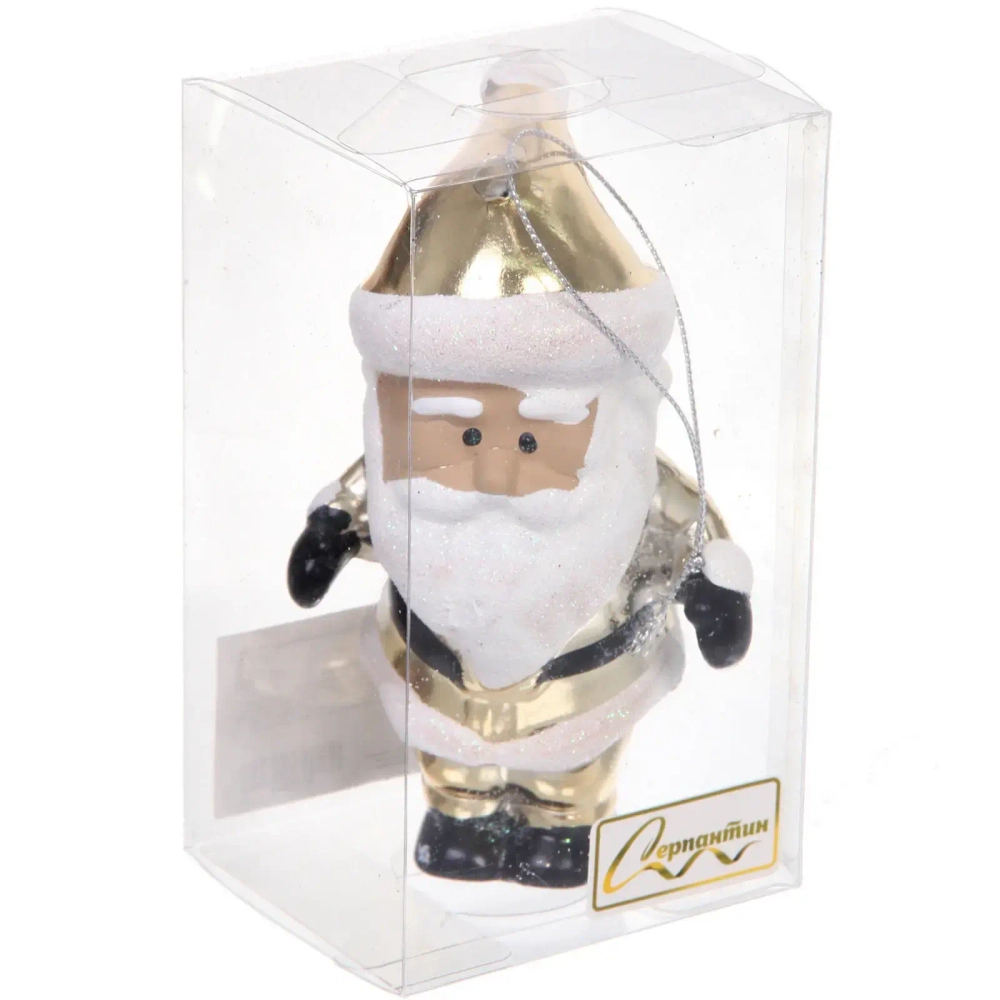 Елочная игрушка «Очаровательный дедушка» 7*6*12 см, Шампань