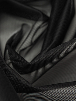 Сетка корсетная черная средней жесткости неэластичная метражом (Турция)