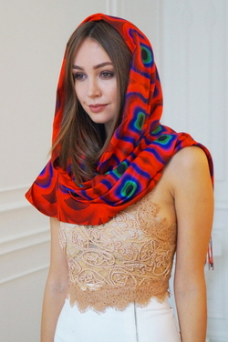 LIGVIANNI Палантин Kerchief Peony