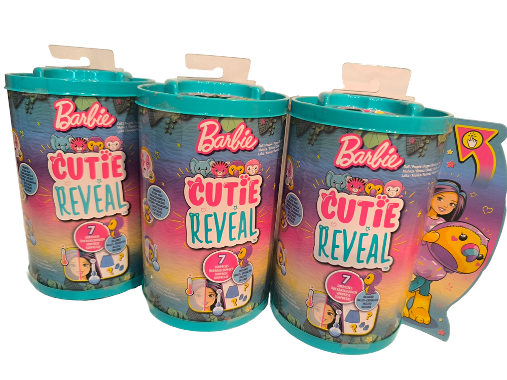 Барби Cutie Reveal Тукан HKR16, кукла-сюрприз в костюме птицы