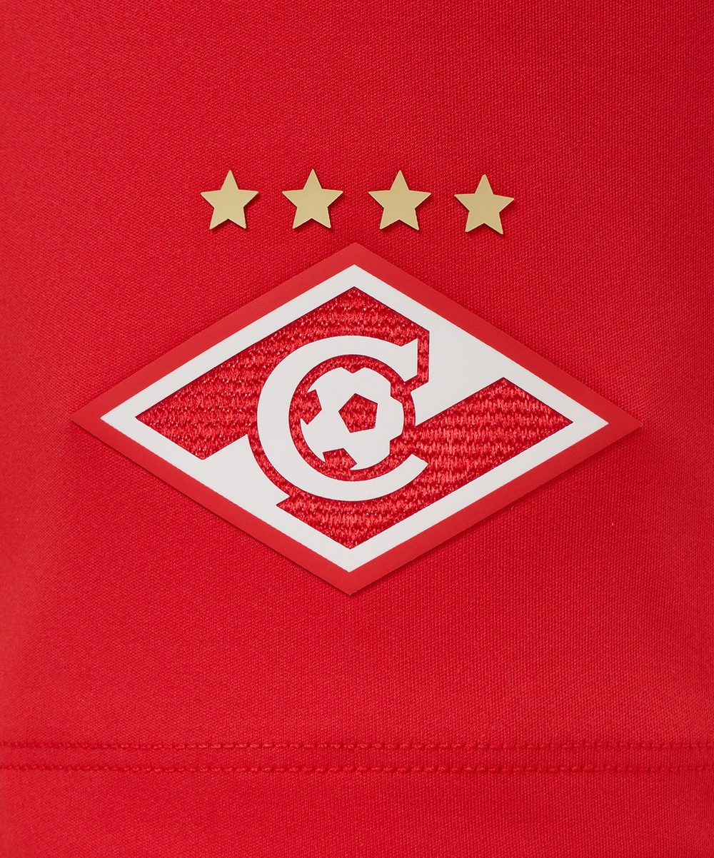 Футболка игровая Jögel PerFormDRY Spartak 25 Away Shorts, красный
