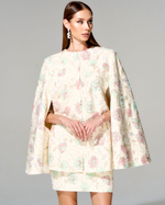 Кейп с вышивкой ручной работы