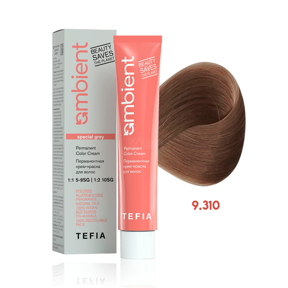 Перманентная крем-краска для волос Ambient, 60 мл