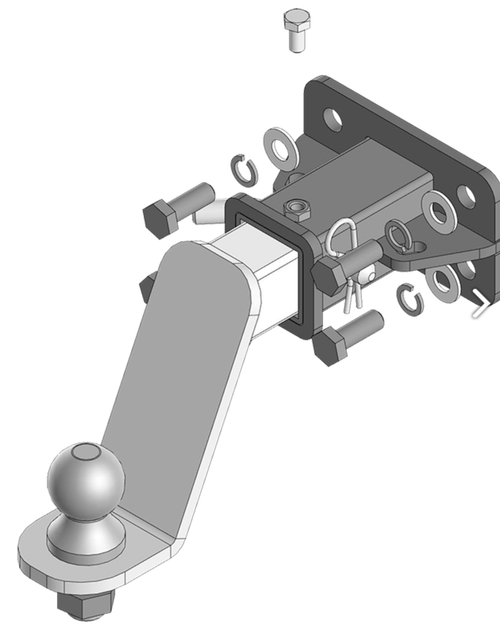 Фаркоп для Haval H5 с 2023- арт.MOTODOR.93124-E