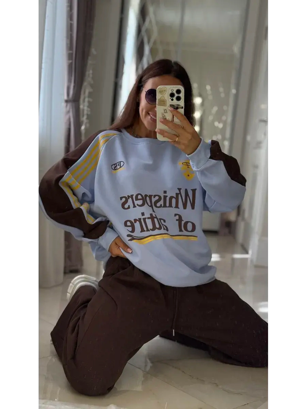 Костюм ATTIRE спортивная двойка свитшот с брюками