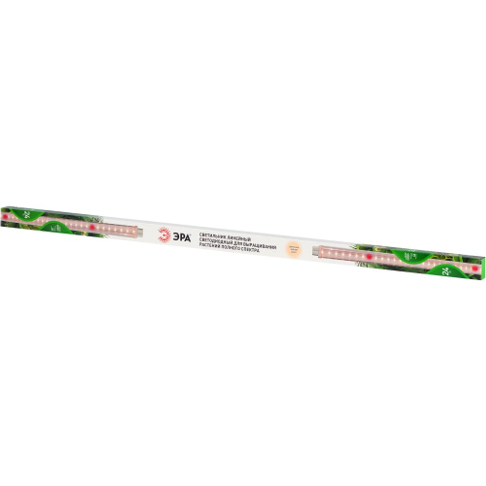 Светильник для растений фитолампа светодиодная линейная ЭРА GREEN LINE ФИТО-24W-PFR-GR полного спектра 24 Вт