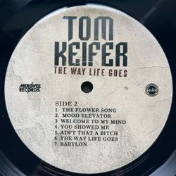 Винтажная виниловая пластинка LP Tom Keifer The Way Life Goes (США 2013) (СД в комплекте)