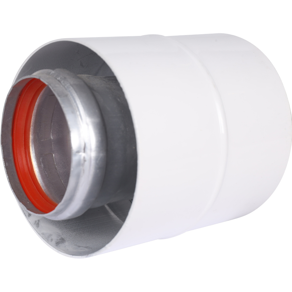 ROMMER Начальный участок вертикальный коаксиальный 60/100 (Bosch, Buderus, Navien S/C/E, Baxi ECO Nova/Classic, Baltur, Лемакс, Fondital) в комплекте фланец