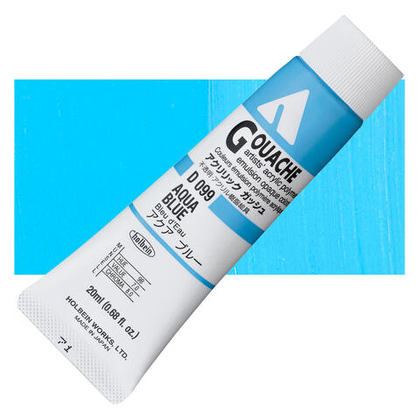 Holbein Acrylic Gouache 20 мл. 099 [А] Aqua Blue