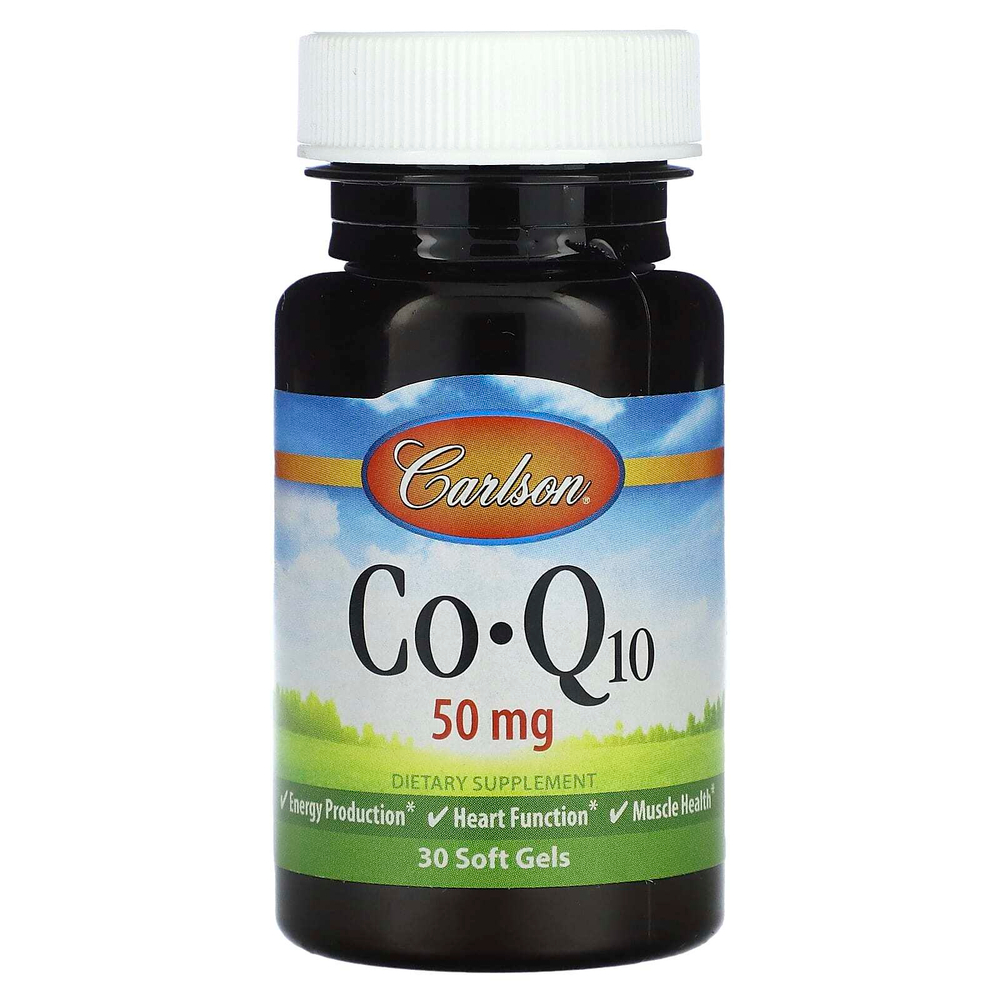 Carlson, CoQ10, 30 мягких таблеток