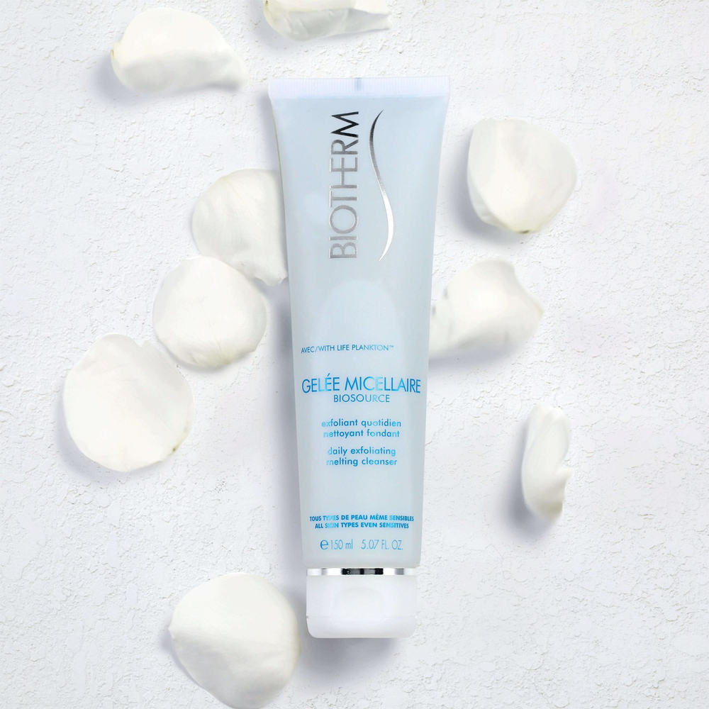 Biotherm Biosource Gelee Micellaire - отшелушивающий очищающий гель с регенерирующим эффектом /   150  ml  / GTIN 3605540911518