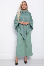 Пончо Арина (фисташковое) Б11007 LT Collection