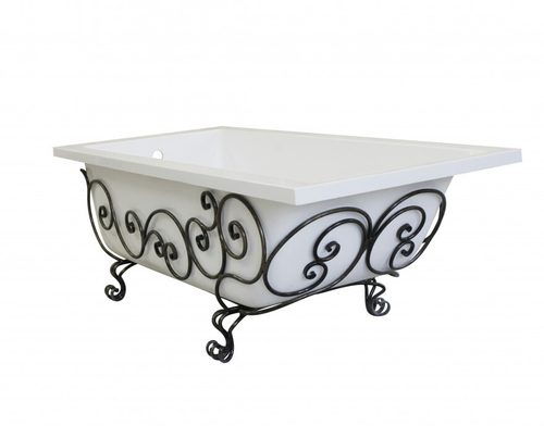 Кованая подставка для ванн Эстет "Дельта" 150 см, ФР-00001215