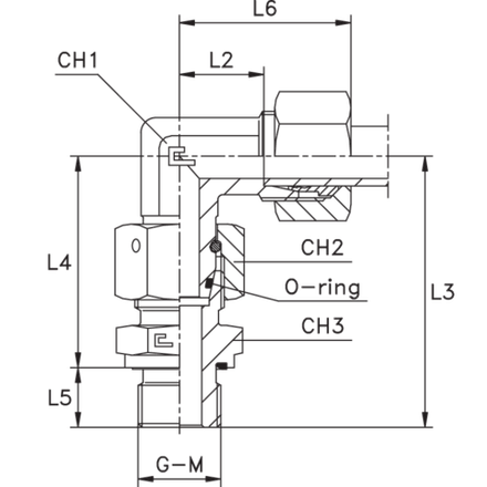 Штуцер FNE90 DS16 BSP1/2" (корпус) CAST
