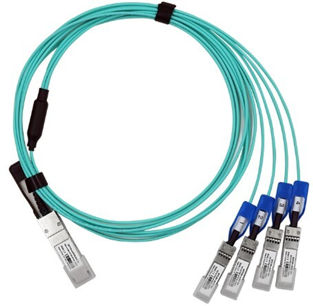 Соединитель  Optiset QSFP28-4xSFP28-AOC-3