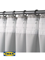 ИНГИМУНДА гардины затемняющие, 2шт, серый
