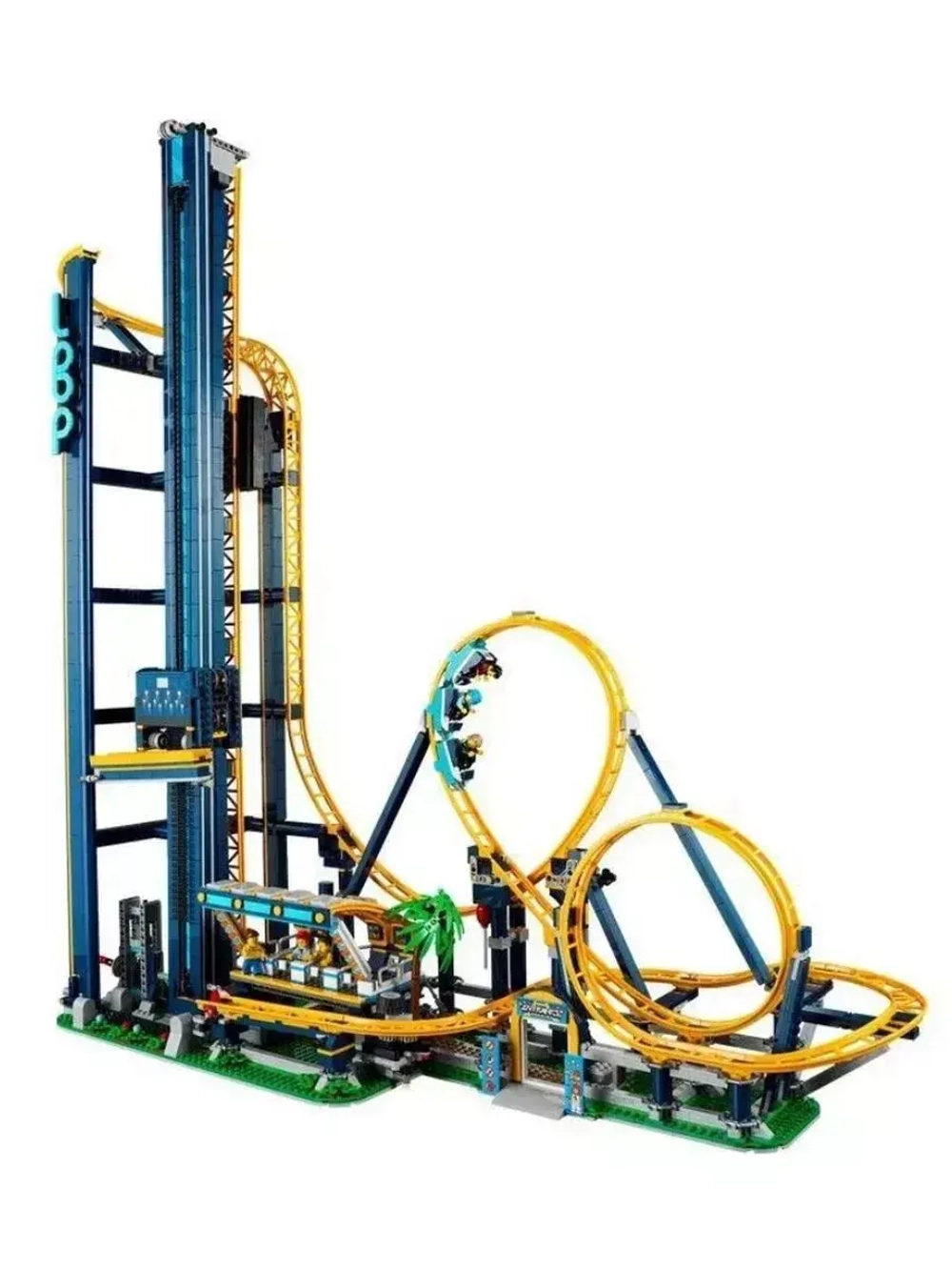 Конструктор Американские горки: Мертвая петля 3756 деталей