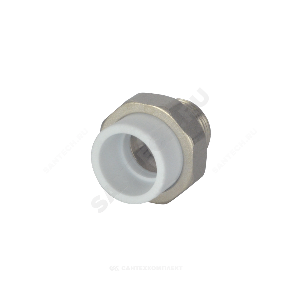 Муфта PP-R комбинированная разъемная белая Дн 50х1 1/2" НР VALFEX 10156040