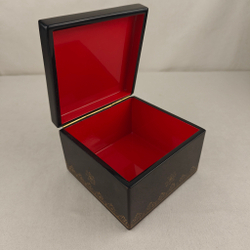 Шкатулка с росписью Палех "Аленький цветочек"