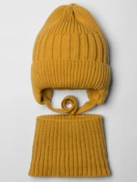 Шапка детская осенняя со снудом