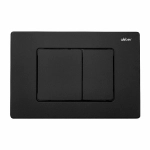 Унитаз подвесной ABBER Rechteck AC1201MB черный матовый с инсталляцией AC0105 и кнопкой AC0120MB черный матовый, безободковый, с крышкой микролифт
