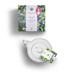 Чай зеленый в пакетиках для чайника Niktea Молочный Улун / Milk Oolong 20 x 4 г