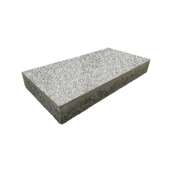 Тротуарная плитка ПРЯМОУГОЛЬНИК 600х300 мм - Стоумикс Белый с черным