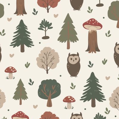 Совы в скандинавском лесу