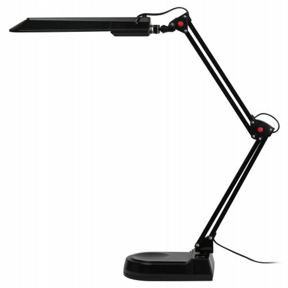 Настольный светильник ЭРА NL-202-G23-11W-BK с лампой PL на струбцине и с основанием черный