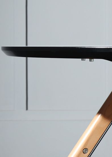 Обеденный стол Arne 100 см меламин черный