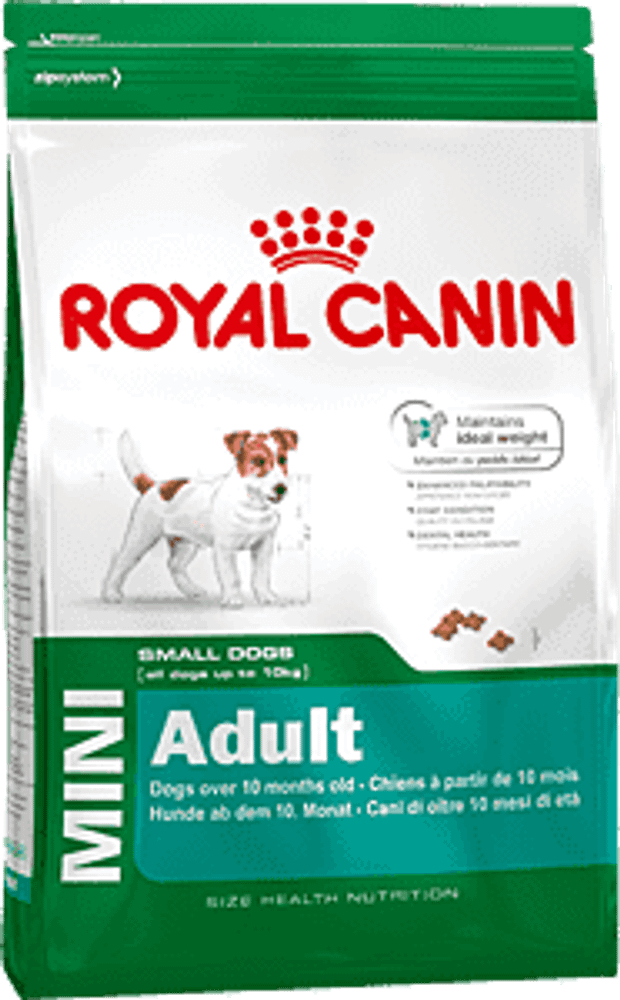 Royal Canin Мини Эдалт (2кг+ 4 пауча) Акция!