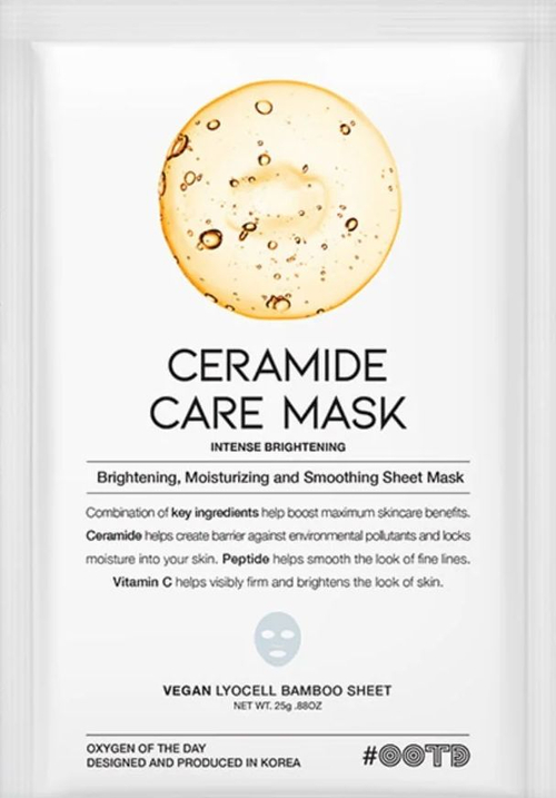 OOTD Ceramide Dark Spot Vitamin C Serum Тканевая маска