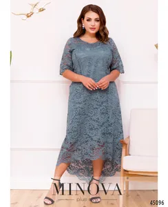 Платье 18-025-Дымчато-синий Minova