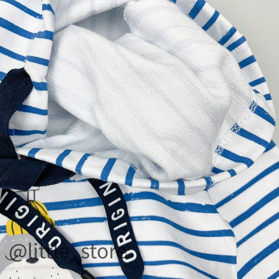 Толстовка из футера "Морской бриз" полоска